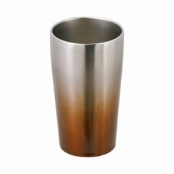 真空断熱 タンブラー 420ml 保温 保冷 結露防止 ステンレス製 カップ コップ サテン×ブラウン ビンテージバー HC-319 HC-0319