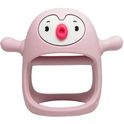 スマイリーミア 歯固め ペンギン ピンク M12030-1