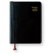 限定 2024年4月始まり 手帳 アポイント 2週間 ブラック E1110
