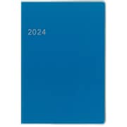限定 2024年4月始まり 手帳 アポイント ノートタイプ B6 月間 ブルー E9332