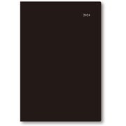 限定 2024年4月始まり 手帳 アポイント 1ヶ月ブロックチャート B6 ブラック E1155