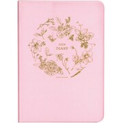 限定 2024年4月始まり 手帳 MILL×日比谷花壇 B6 BOTANICAL ピンク E9578