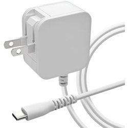 AC充電器 USB-Cケーブル一体型 1.5m 2.4A ホワイト R15ACC2A03WH