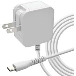 AC充電器 USB-Cケーブル一体型 2.5m 2.4A ホワイト R25ACC2A03WH