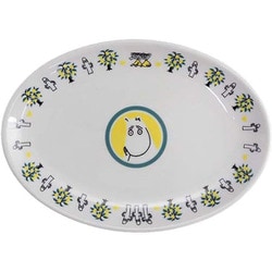 MOOMIN （ムーミン） 皿 餃子皿 楕円 長径23cm 中華シリーズ /食洗機対応/電子レンジ対応/ ムーミン MM5701-324