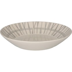 フィンレイソン Finlayson CORONNA（コロナ） パスタ皿 カレー皿 約22cm グレー FIN10-2-355