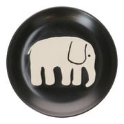 フィンレイソン Finlayson エレファンティ 中皿 取り皿 プレート 皿 直径14cm ブラック FIN143-255