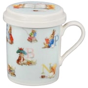 ピーターラビット ティーメイト 茶こしつき マグカップ 約320ml 絵本シリーズ ブルー PR611-12