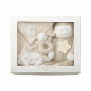 28003-13 [ひつじのメイプル ベビー ギフトボックス4点セット（ラトル・スタイ・ぬいぐるみ・ワッフルケット） ロップ]