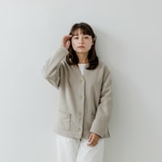 カーディガン セット グレージュ LG CC-L1004
