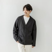 CC-M1004 [カーディガン セット チャコールブラック XL]