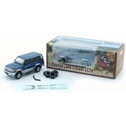 64B0366 1/64 トヨタ ランドクルーザー LC76 ブルー LHD [ダイキャストミニカー]