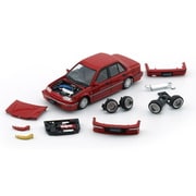 64B0401 1/64 ホンダ シビック EF2 1991 レッド LHD [ダイキャストミニカー]