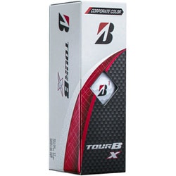 TOUR B X（ツアー ビー X） ゴルフボール 3ピース B4CXJ コーポレート 日本製 2024年モデル [1スリーブ 3球入り]