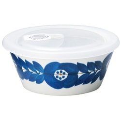 ブロッサム 保存容器 レンジ パック ふた付き 小鉢 14cm /電子レンジ対応/食洗機対応/ ネイビー 青 111122