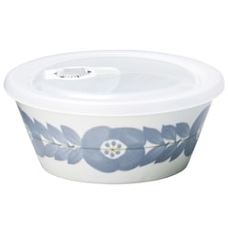ブロッサム 保存容器 レンジ パック ふた付き 小鉢 14cm /電子レンジ対応/食洗機対応/ グレー 111124