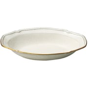 Stitch(ステッチ) オーバルボウル 皿 約24.5×17cm アイボリー 白/美濃焼/日本製 111130