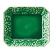 マーガリート 皿 プレート 約16×14cm /食洗機対応/電子レンジ対応/ 緑 グリーン/瀬戸焼/日本製 111149