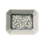 マーガリート 皿 小皿 プレート 約9×7cm /食洗機対応/電子レンジ対応/ 灰 グレー/瀬戸焼/日本製 111153