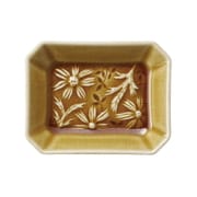マーガリート 皿 小皿 プレート 約9×7cm /食洗機対応/電子レンジ対応/ 飴 ブラウン/瀬戸焼/日本製 111154