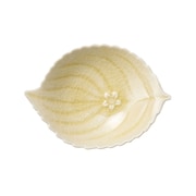 ハナイカダ 皿 小皿 プレート 約9×7cm /食洗機対応/電子レンジ対応/ 黄 イエロー/瀬戸焼/日本製 111158