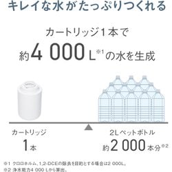 【新品未使用】Panasonic　浄水器　TK-CJ24-W 液晶表示 Amazon.co.jp: 【2024年発売】パナソニック 蛇口直結型浄水器