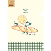 A5クリアファイル カリカリベーカリー 焼きたてパンタウン QE54
