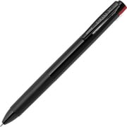 3色ジェルボールペン サラサクリップ3C 0.5mm ノック式 インク色：3色（黒・赤・青） 本体色：黒 可動式バインダークリップ サイドスプリング機構 J3J5-BK
