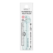 マルチ定規[16cm] 青A 折りたたみ定規 42299006