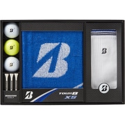 G24B3R [BRIDGESTONE GOLF TOUR B XS ボールギフト 内容物：ボール（TOUR B XS ホワイト・イエロー・パールホワイト）各1球、ハンドタオル1枚、ウッドティー3本、マーカー1個、ソックス1足]