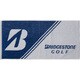 TW241 [BRIDGESTONE GOLF フェイスタオル 縦34×横70cm ホワイト/ブルー]