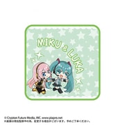 PC-10-H ピアプロキャラクターズ 圧縮ミニタオル H. ミク＆ルカ [キャラクターグッズ]