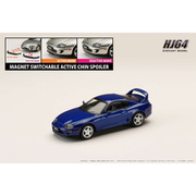 HJ642042BL 1/64 トヨタ スープラ RZ JZA80 アクティブスポイラーパーツ付き ブルーマイカメタリック [ダイキャストミニカー]