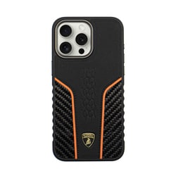 LB-TPUPCMIP15PM-HU/D21-OE [Lamborgihini Carbon cover iPhone 15 Pro Max用ケース]