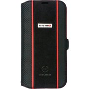 NM-P23-B1 [nismo iPhone 15/14/13兼用 アルカンターラ＆本革 手帳型ケース]