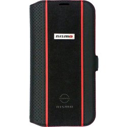 NM-P23P-B1 [nismo iPhone 15 Pro用 アルカンターラ＆本革 手帳型ケース]