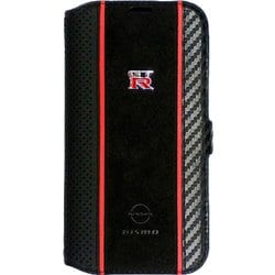 NM-P23-B2 [nismo GT-R iPhone 15/14/13兼用 アルカンターラ＆本革 手帳型ケース]
