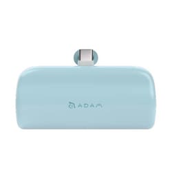PD（急速充電）対応 Type-C 直差しモバイルバッテリー 5000mA ブルー APBADGVP5CBL