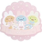 KA24602 すみっコぐらし 「うさぎのふしぎなおまじない」テーマ コースター ぺんぎん？・とんかつ・とかげ [キャラクターグッズ]