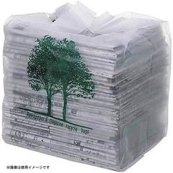 新聞雑誌収納袋 分別収集用取っ手付 BOX 30枚 半透明 約幅30cm×奥行22cm×高さ32cm