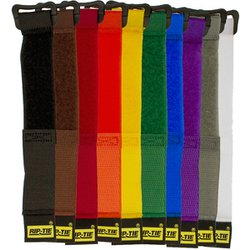 ケーブルラップ バックル 25.4mm×533.4mm 10本入 虹 HB-21-010-RW