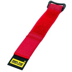 ケーブルラップ バックル 25.4mm×533.4mm 100本入 赤 HB-21-100-RD