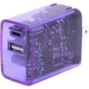USB急速充電器 melia USB PD（パワーデリバリー）対応 20W USB-C×1/USB-A×1 パープル IMAC1CU20CLPU
