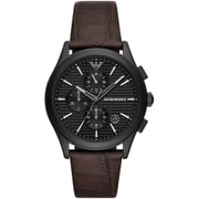腕時計 42mm レザー ブラック 並行輸入品 2年保証 AR11549