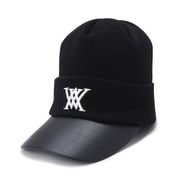 AGDWMCP51BKF [（M） SIMPLE WOOL KNIT CAP メンズ シンプルウールニット キャップ ブラック]