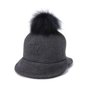 AGDWWCP41CGF [（W） WOOL DOUBLE BUCKET HAT ウィメンズ ウールダブルバケットハット チャコールグレー]