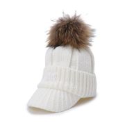 AGDWWCP51WHF [（W） COLOR POINT WOOL KNIT CAP ウィメンズ カラーポイントウールニット キャップ ホワイト]