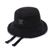 AGDWWCP42BKF [（W） FLUFFY BUCKET HAT ウィメンズ フラフィーバケットハット ブラック]