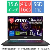 ゲーミングノートPC/msi Cyborg 15 A13V/15.6型/Core i7-13620H/GeForce RTX 4060/メモリ 16GB/SSD 1TB/Windows 11 Home CYBORG15-A13VFK-4125JP