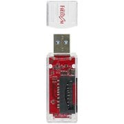 Type-A USB3.2 SD・microSD対応カードリーダ スケルトンレッド FCRU10SDSRD